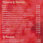 La Luna Nuova menu