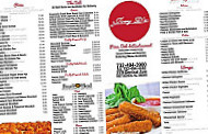 Joey D's Pizza menu