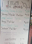 Brothers Seafood House menu