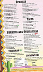 El Sarape Mexican menu