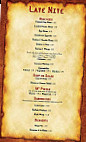 Fire Station 1 Brewing Co. menu