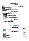 La Creperie Des Amis menu