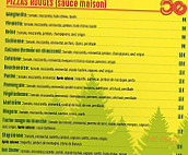 Pizza Le Joffre menu