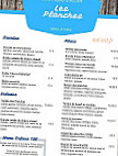 Les Planches De Vichy menu