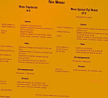 Taj Mahal menu