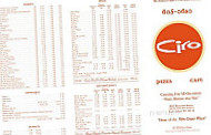 Ciro Pizza Cafe 2 menu