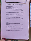 Fräulein Seegucker menu