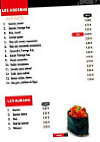 Modern Sushi Vitrolles menu