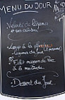 Le Sauveterre menu