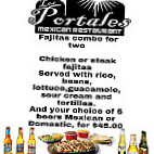 Los Portales Mexican menu