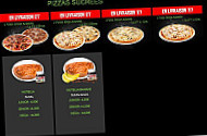 Pronto Pizza Chauny menu