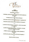 Les Voûtes menu