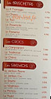 Chez Stef menu