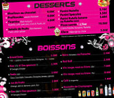 Fashion Pizza menu