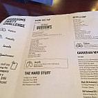 Hudsons Canadian Tap House menu