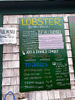 Thurston's Lobster Pound menu