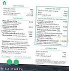 Le (campanile) menu