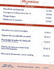 Le Champ Du Feu menu