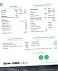 Campanile Versailles Buc menu