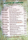 Sucré Salé menu