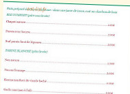 Le Kohistan menu