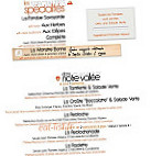 Le Boccalatte menu