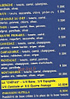 La Boule à Pizza menu