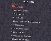 L'Ardoise menu