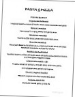 Trattoria Rustica menu