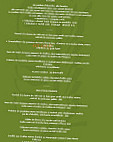 Le Gindreau menu