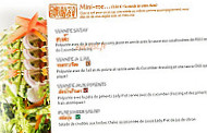 Pum Thai Besancon menu