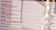 Le Bistrot Gourmand menu