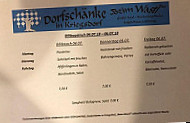 Dorfschanke in Kriegsdorf Beim Wastl menu