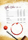 Bell' Aria menu