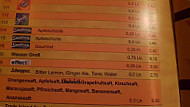 El Sombrero menu