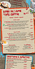 La Crêpe Volante menu