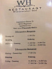 Wiesentaler Hof menu