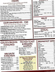 The Branchville Grill menu