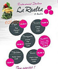 La Realta menu