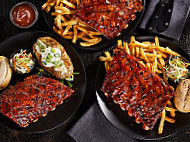 Swiss Chalet Chicken & Ribs food