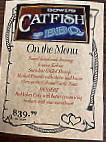 Dowd's Catfish House menu