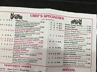 China King menu