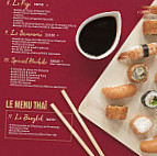 Yooki Sushi menu