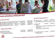 La Table Du Golf inside