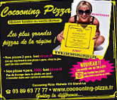 Cocooning Pizza menu