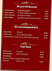 Mirch-masala menu