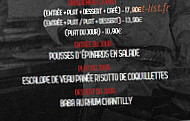 Le Daf' menu