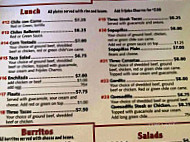 La Esquina De Mesilla menu