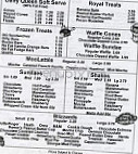 Dairy Queen menu