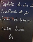 Brasserie La Lune menu